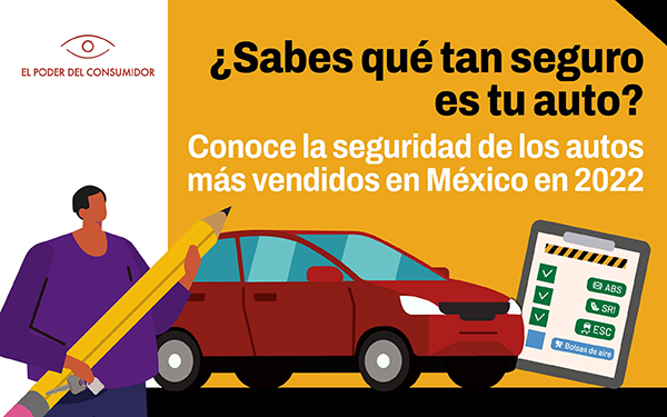 De los 10 autos más vendidos en México en 2022, sólo 2 cuentan con 5 estrellas en la evaluación Latin NCAP